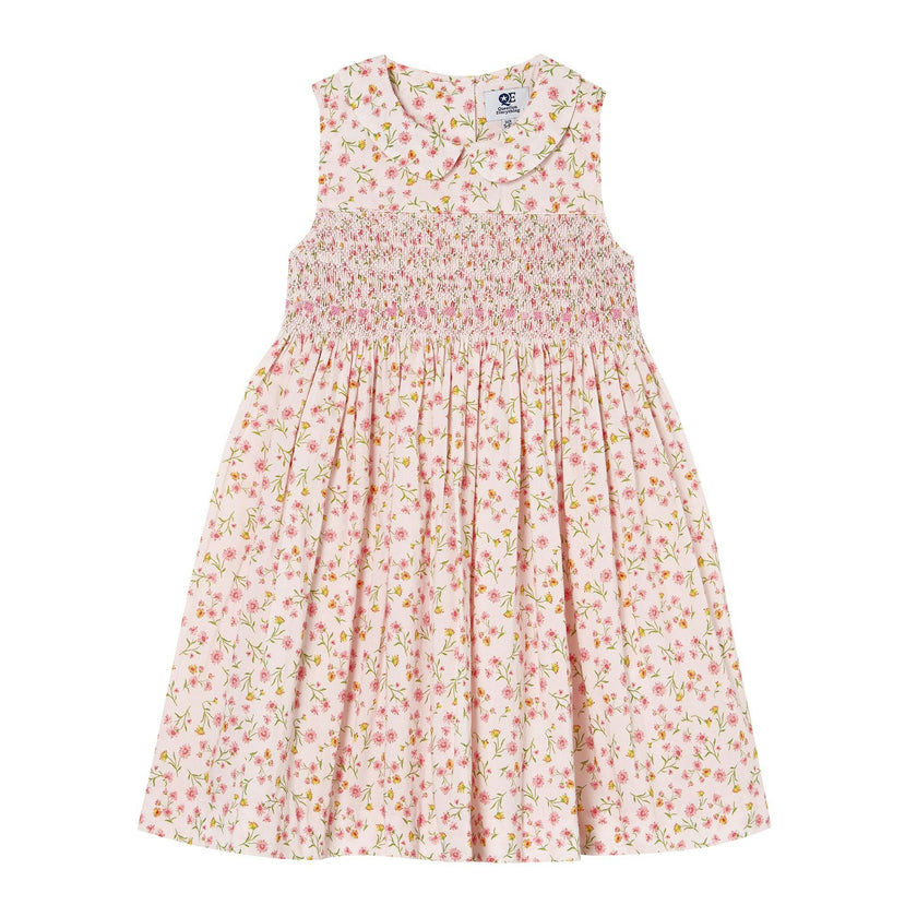 Hand-Smocked Girls Dress - Lizzie