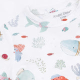 Sailor Sea Creatures - Crew Neck Tee with Casual Short