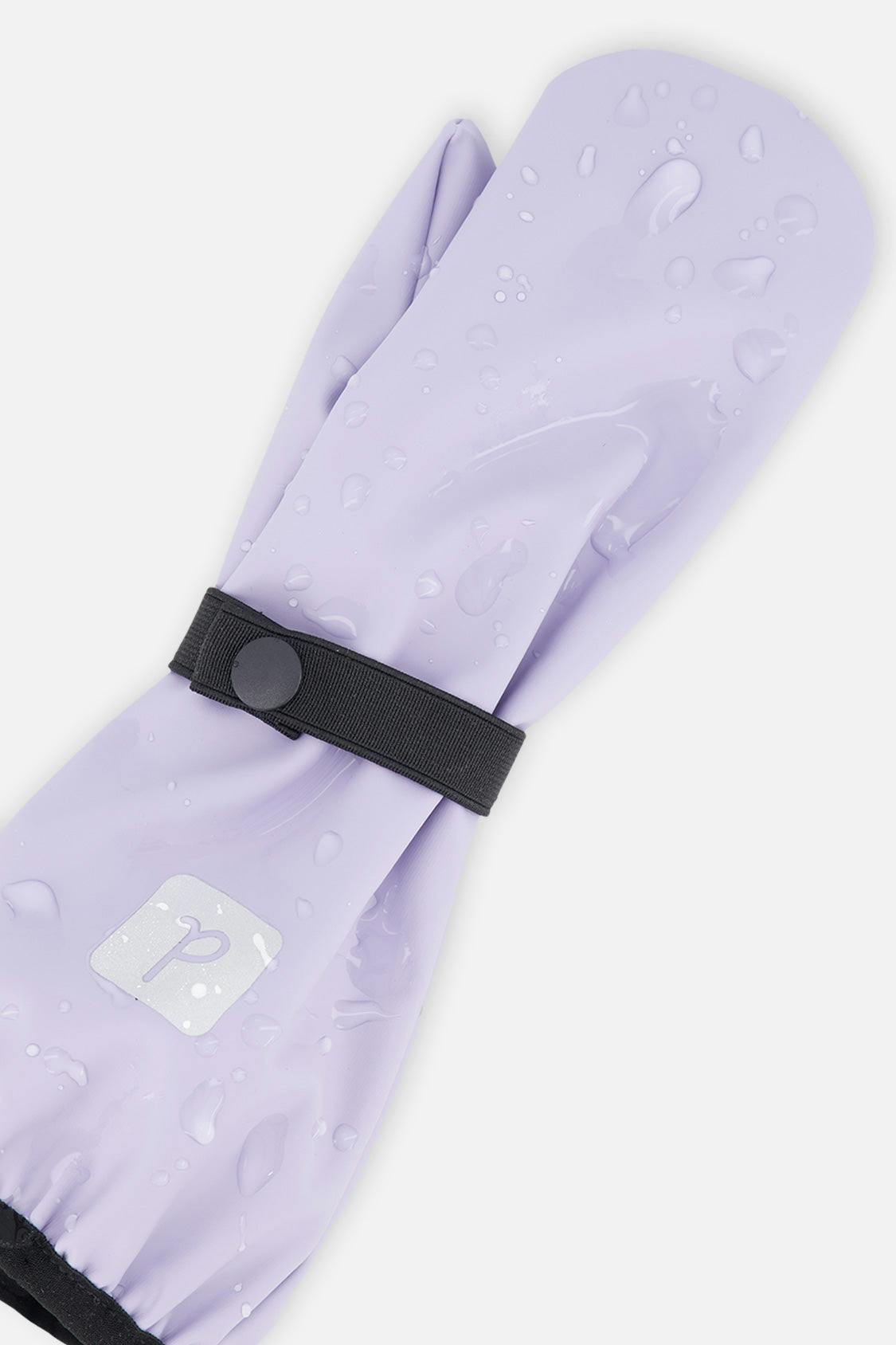 Baby Rain Mittens Mauve