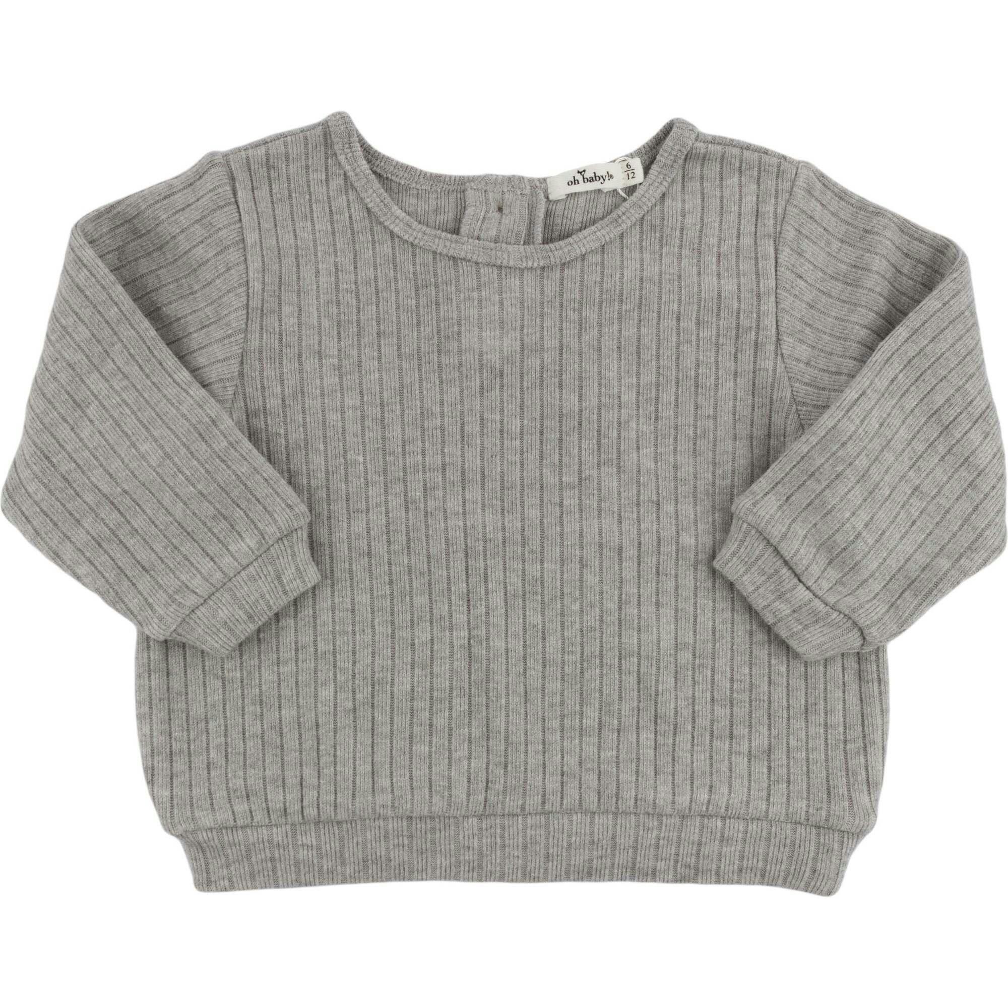 Wide Rib Fuzzy Sweater Knit Brooklyn Boxy