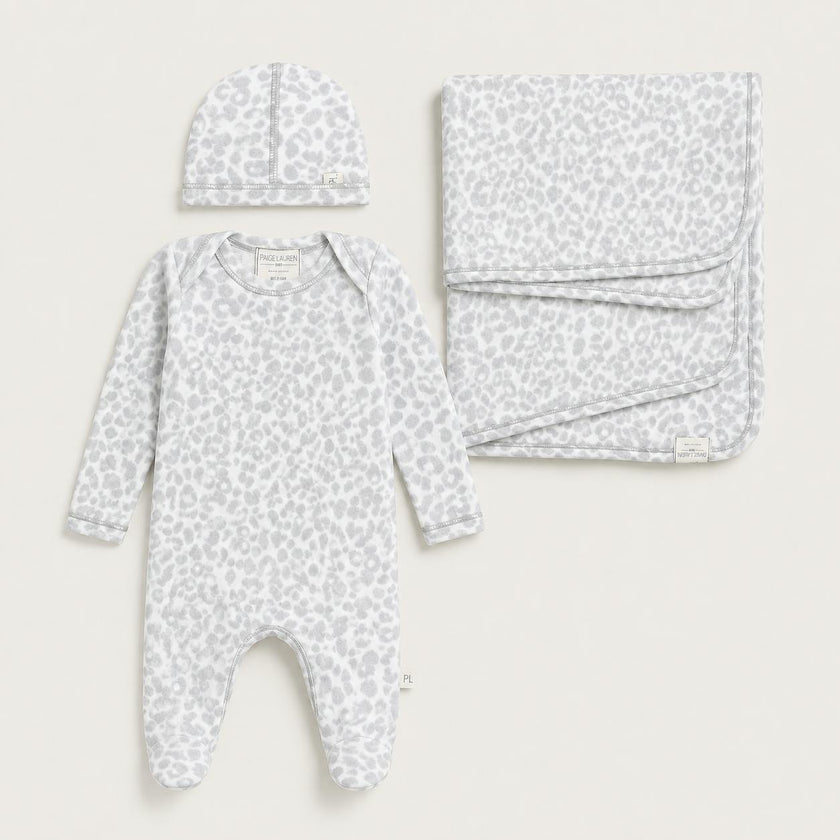 Brushed Hacci Animal Newborn Essentials Set