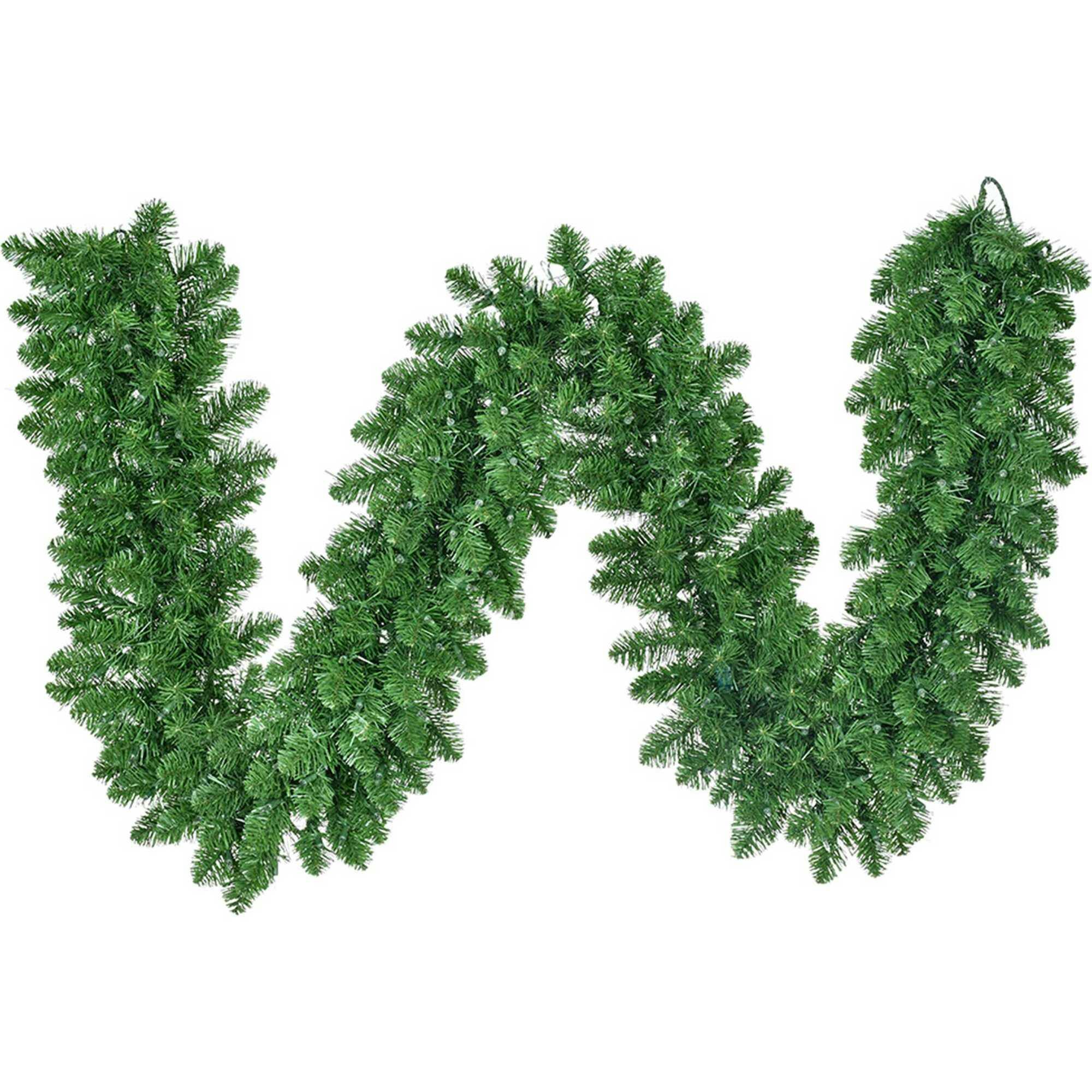 9' Prelit Clear LED Vanderbilt Garland
