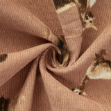 Corduroy Ruffle Snap Jumper
