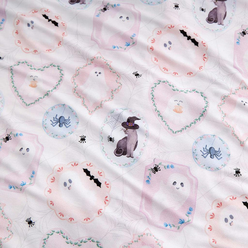 Posh Spooks Ruffled Bow Back Tank Pant Set