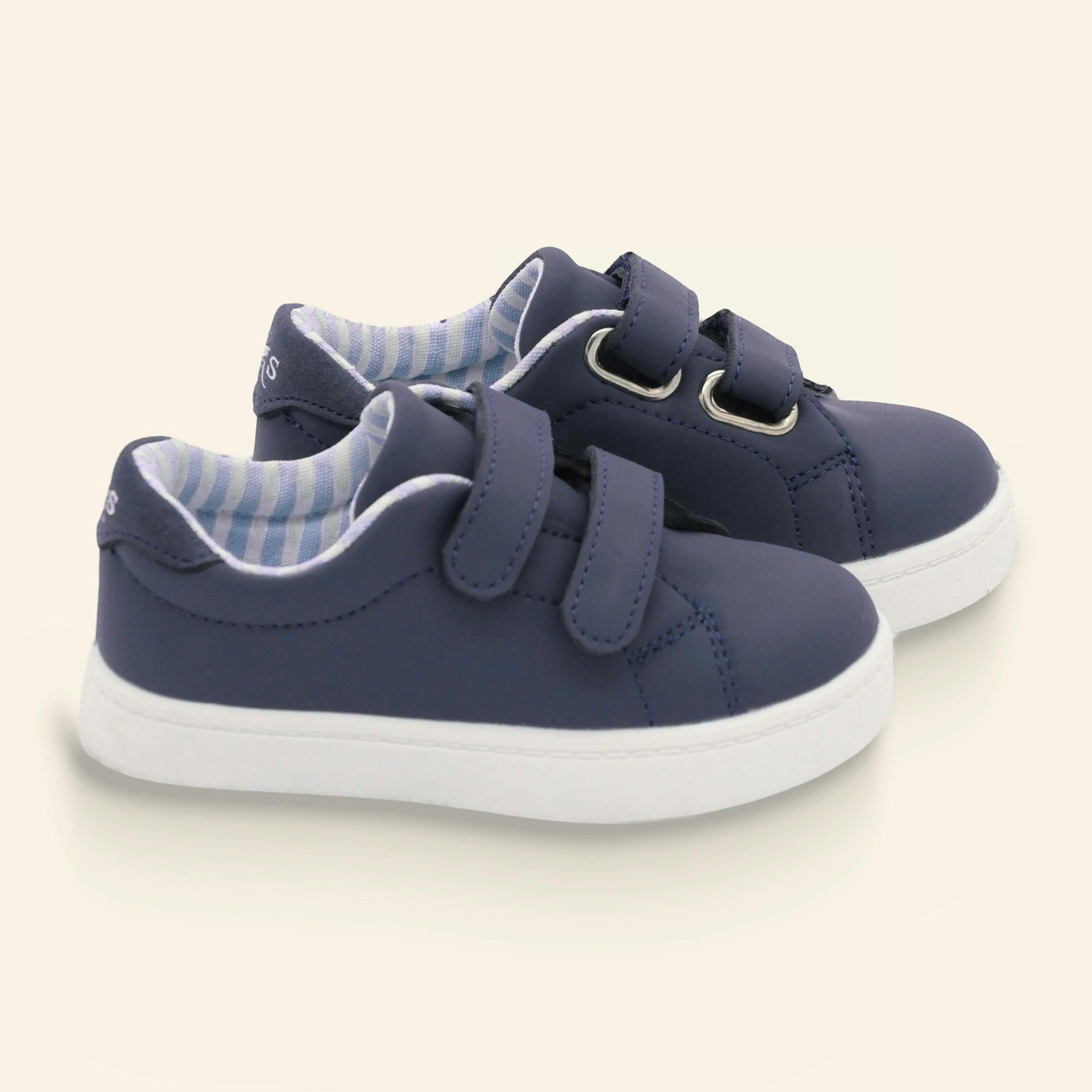 The Leather in Navy