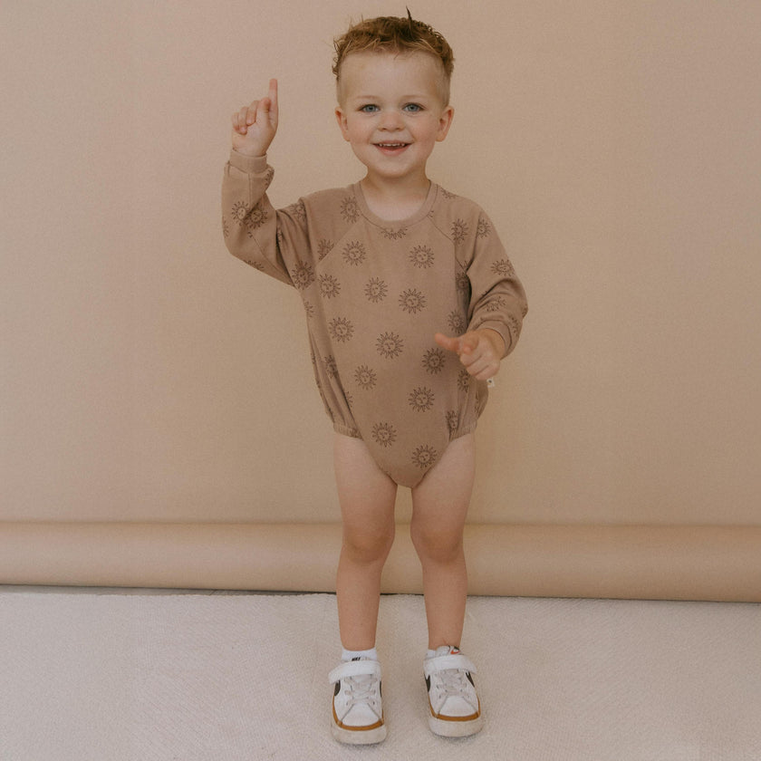 Organic Long Sleeve Bubble Romper