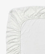 Crib Sheet, Seafoam Hearts