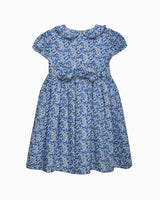 Smocked Dress in Blue Mitsi Valeria