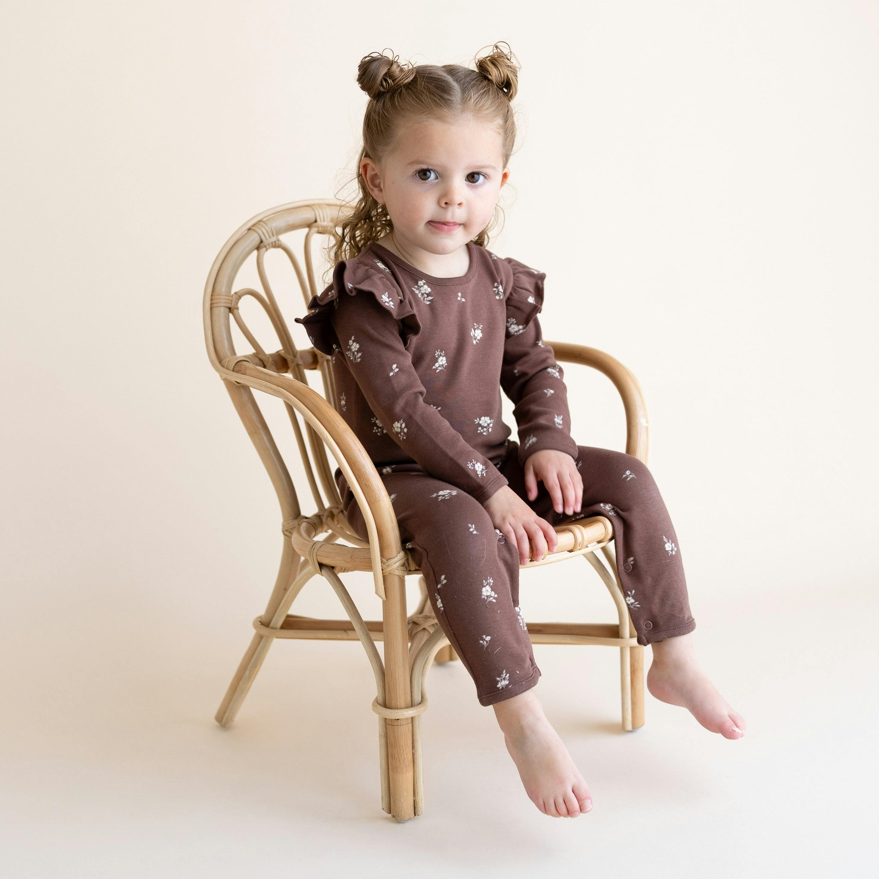 Organic Ruffle Full Sleeve Romper