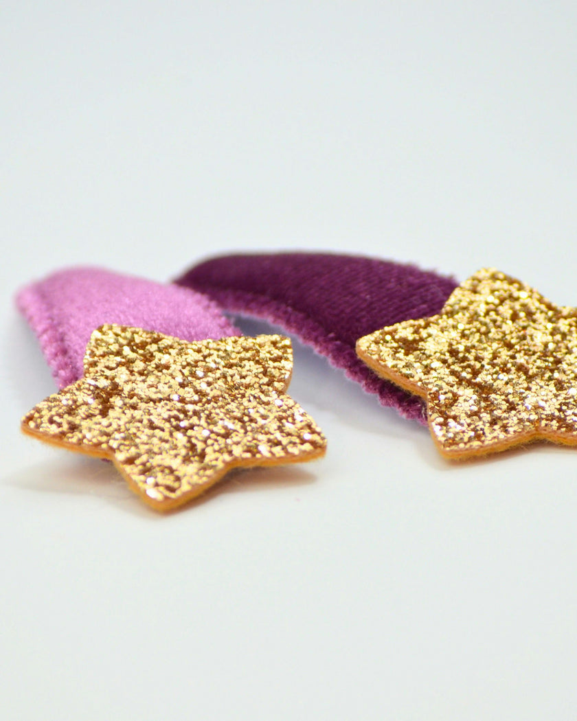 Shining Star Hair Clips (Set of 2)