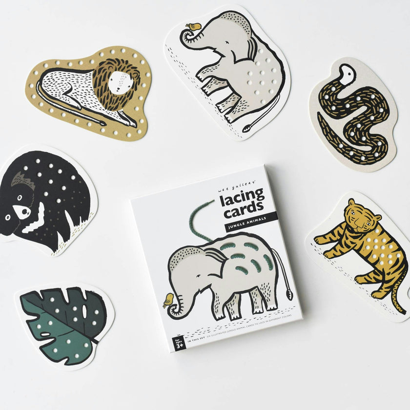 Jungle Lacing Cards