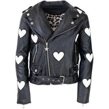 I Heart You Vegan Leather Jacket