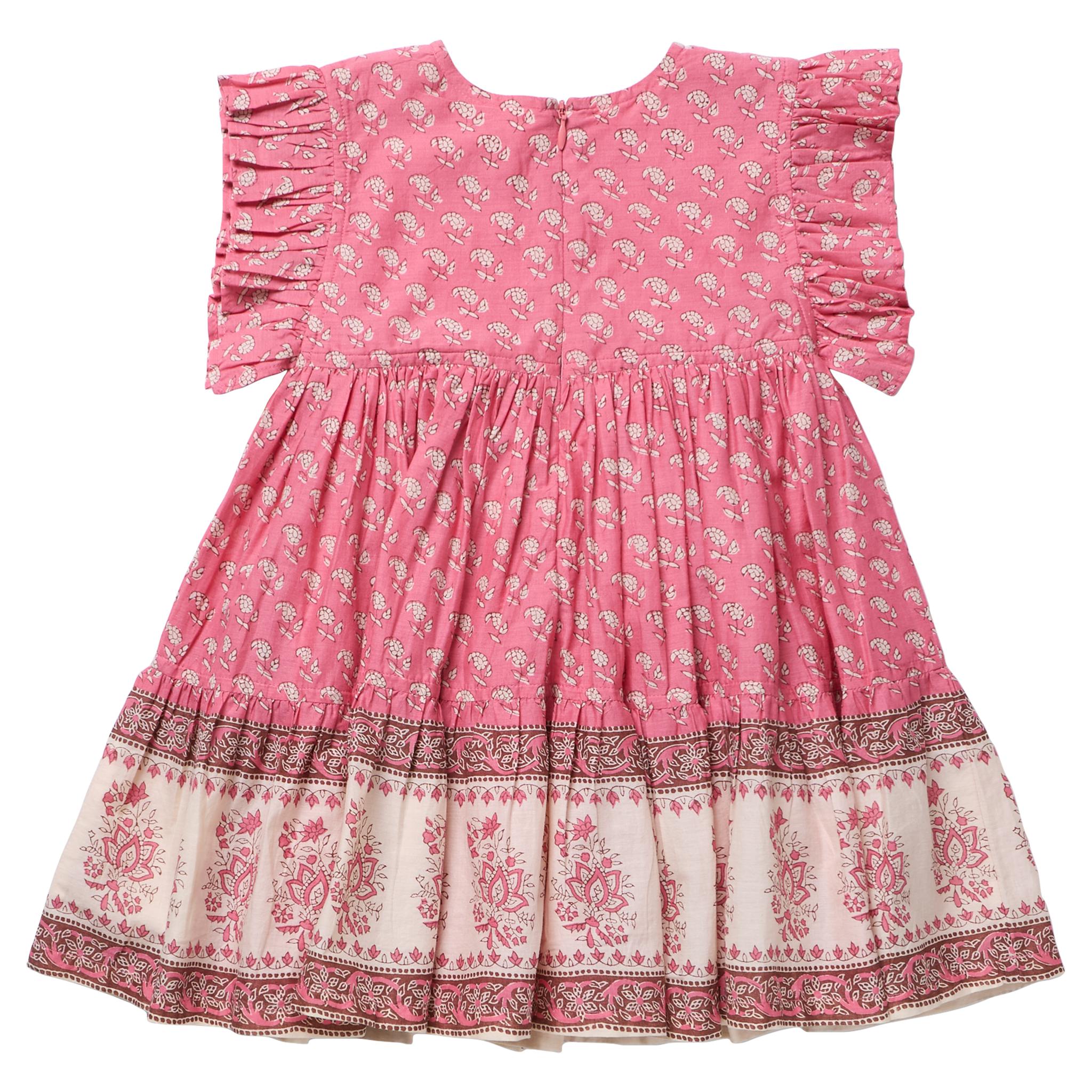 Girls Kit Dress - Small Paisley