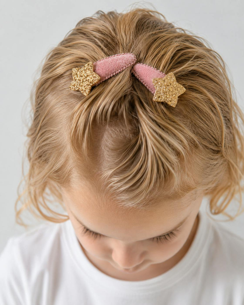 Shining Star Hair Clips (Set of 2)