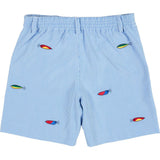 Jr. Cord Short W/Embroidered Fishing Lures