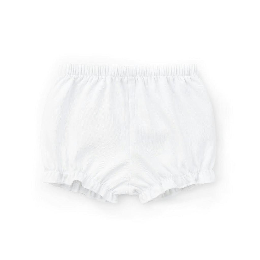 White Ruffle Leg Bloomer