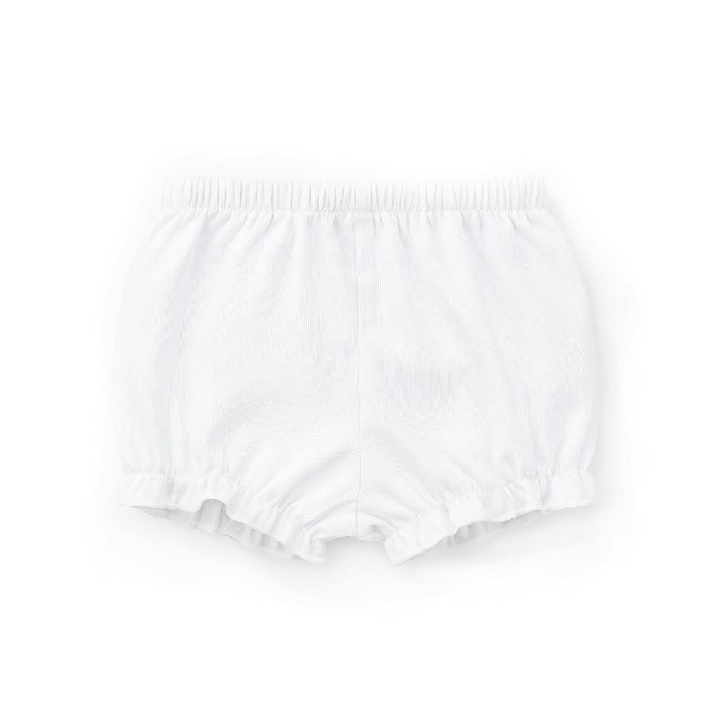 White Ruffle Leg Bloomer