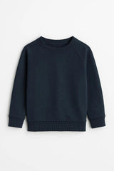 Girls’ Stretch Denim Crew Neck Tee