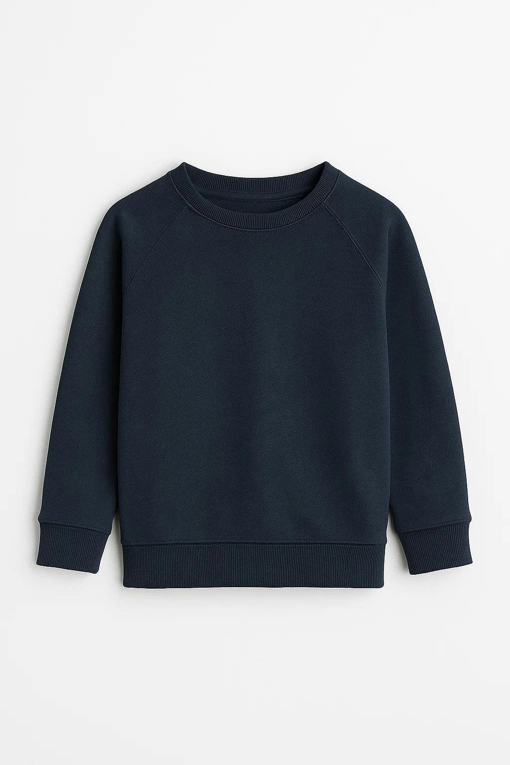 Girls’ Stretch Denim Crew Neck Tee