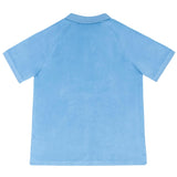 men's le marin blue french terry polo