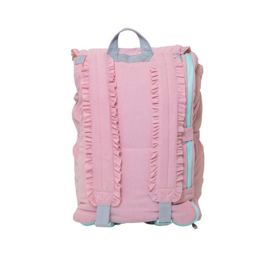 Sleep-N-Pack™ – Little Kid Size | Bows & Ruffles Cotton Candy Pink Corduroy