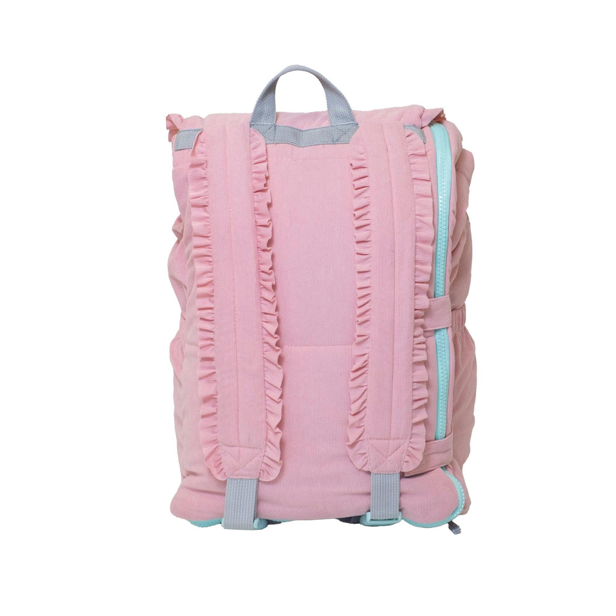 Sleep-N-Pack™ – Little Kid Size | Bows & Ruffles Cotton Candy Pink Corduroy