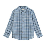 ATWOOD blue/white seersucker woven shirt