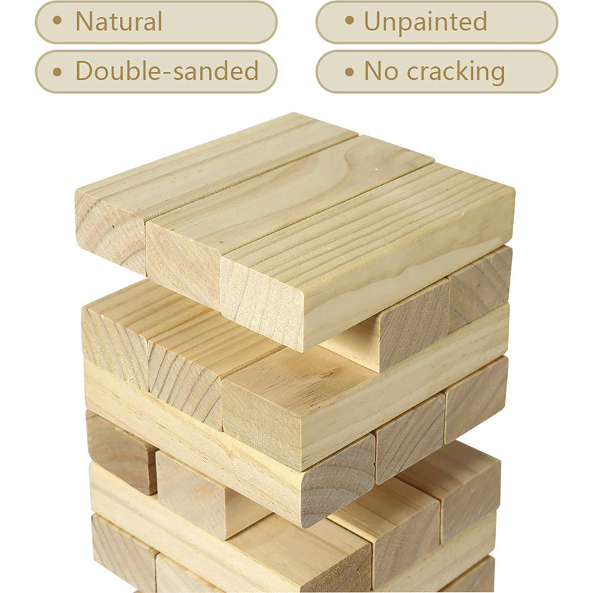 Wooden Toppling Tower: Giant - 28"