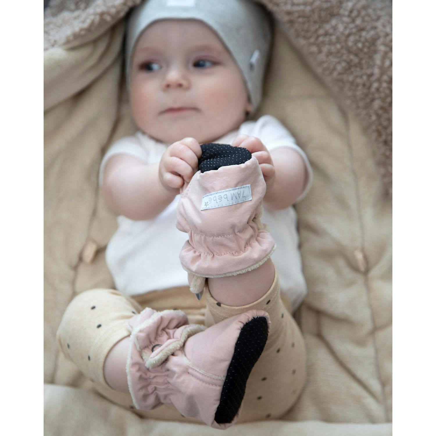 Airy Baby Booties With Anti-Slip Grip Soles