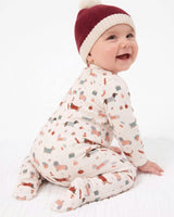 Holiday  Pima Cotton Baby One-Piece Pajamas