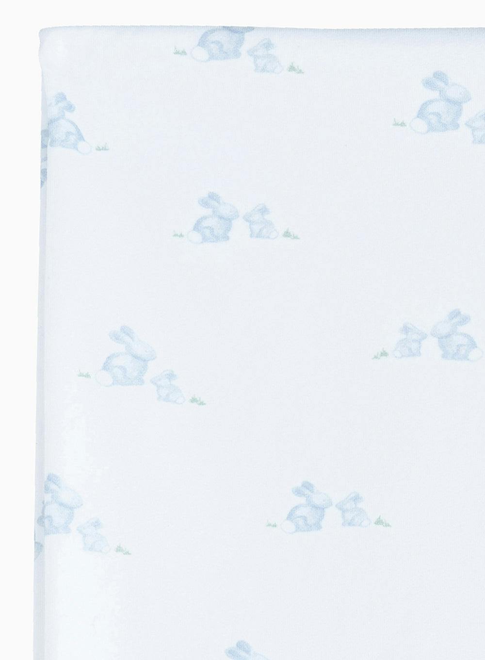 Baby Jersey Bunny Blanket in Pale Blue