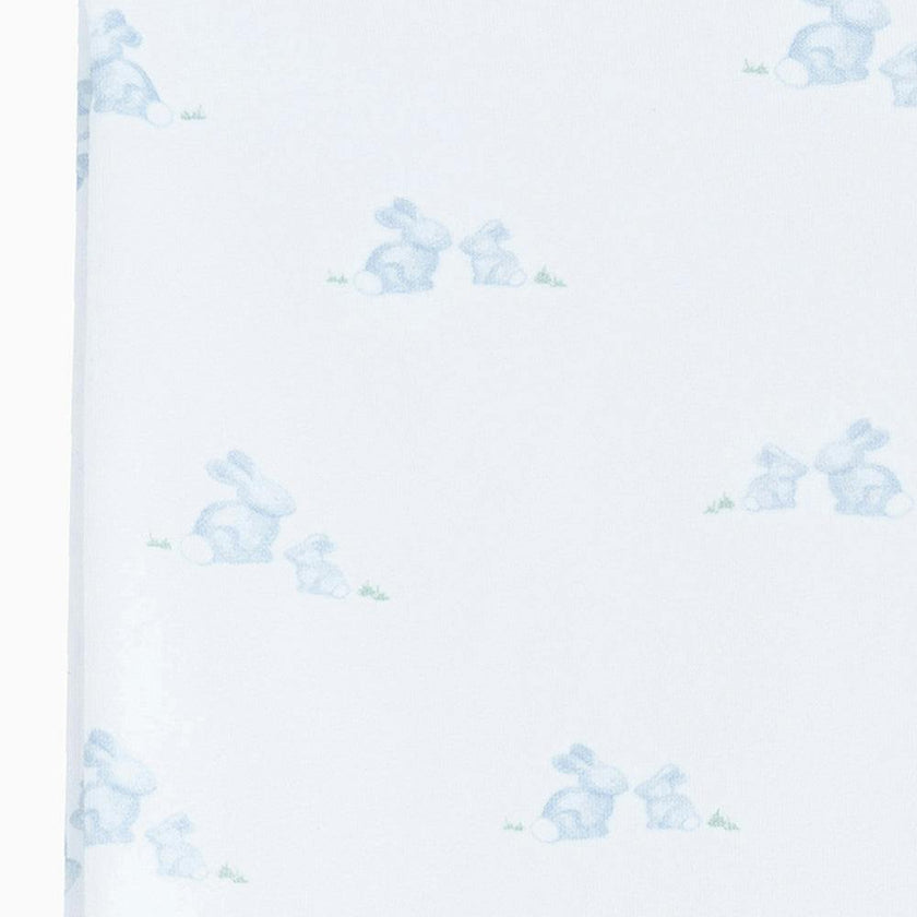 Baby Jersey Bunny Blanket in Pale Blue