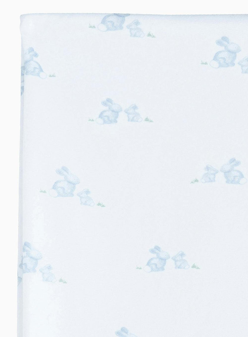 Baby Jersey Bunny Blanket in Pale Blue