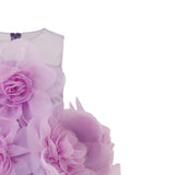 Purple Briellea Embellished Sleeveless Dress