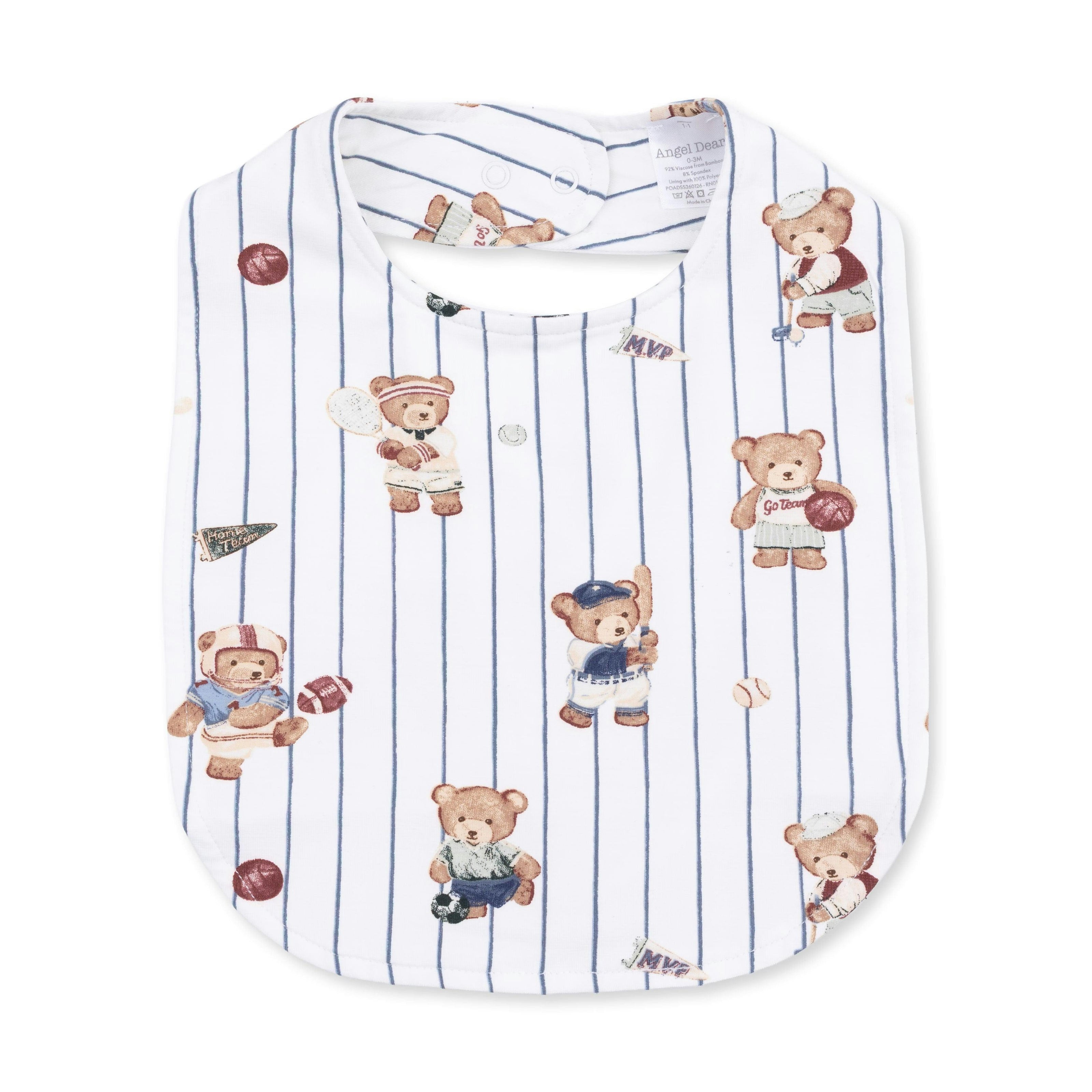 Mixed Sports Bears - Feeding Bib