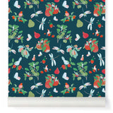 Papier peint GARDEN PARTY coloris nuit