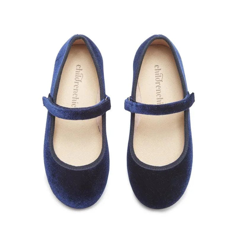 Classic Velvet Mary Janes