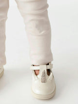 Zilpa Shoes | Unicorn | Off White Metallic Leather