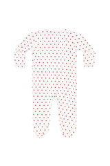 Little Apples Zipper Footie