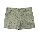 Girl's Printed Twill Shorts Ebba Viney Floral