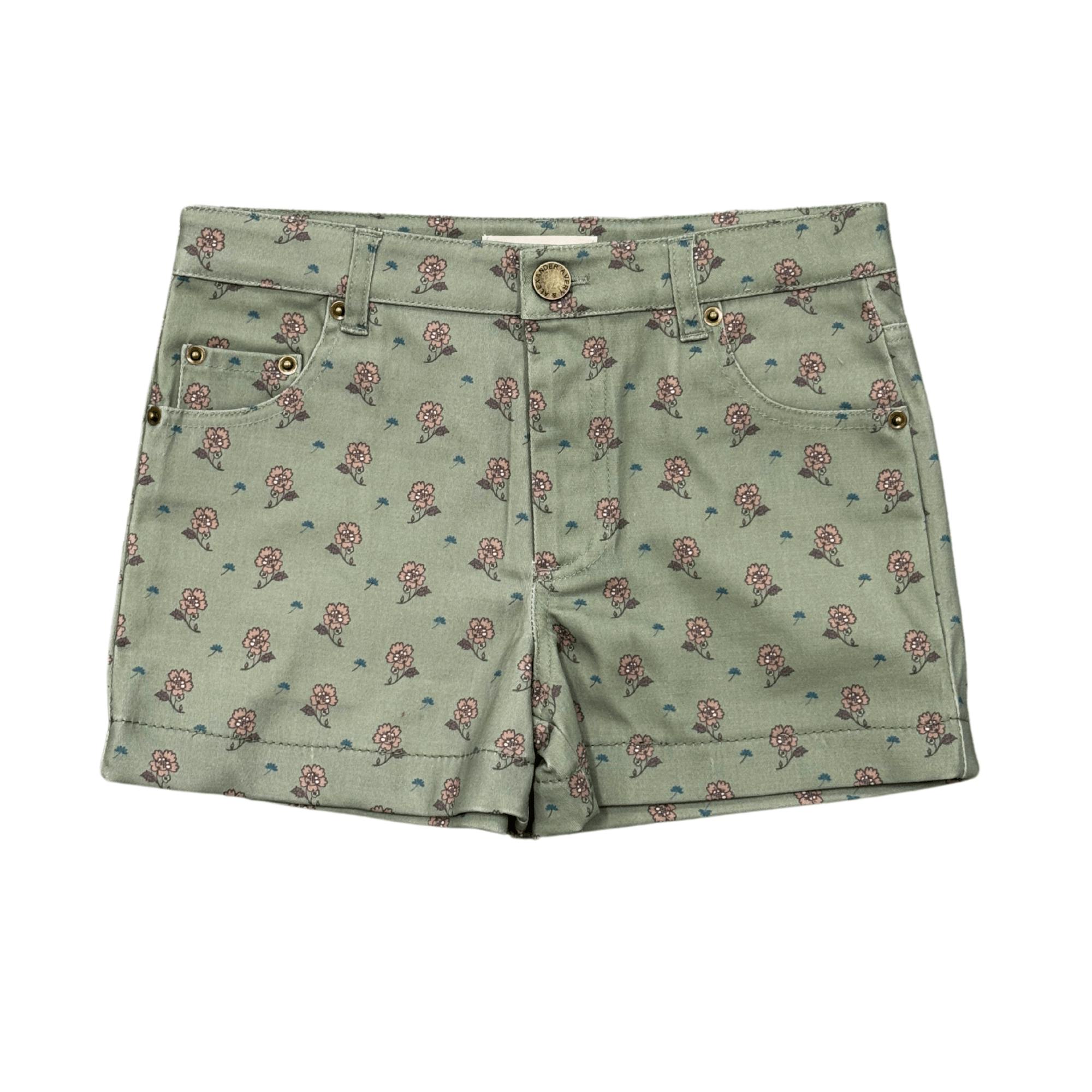 Girl's Printed Twill Shorts Ebba Viney Floral