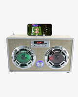 Bluetooth Fm Radio W LED Speakers