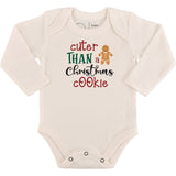 long sleeve graphic bodysuit | Santa Baby