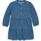 Kids chambray popover dress
