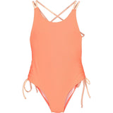 Adjustable Bow Bottom Swimsuit, Orange