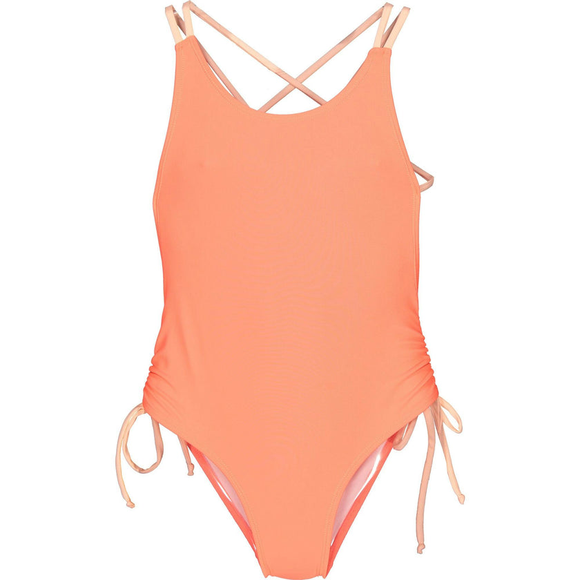 Adjustable Bow Bottom Swimsuit, Orange