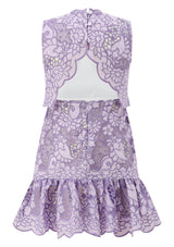 Emmelina Embroidery Mini Dress