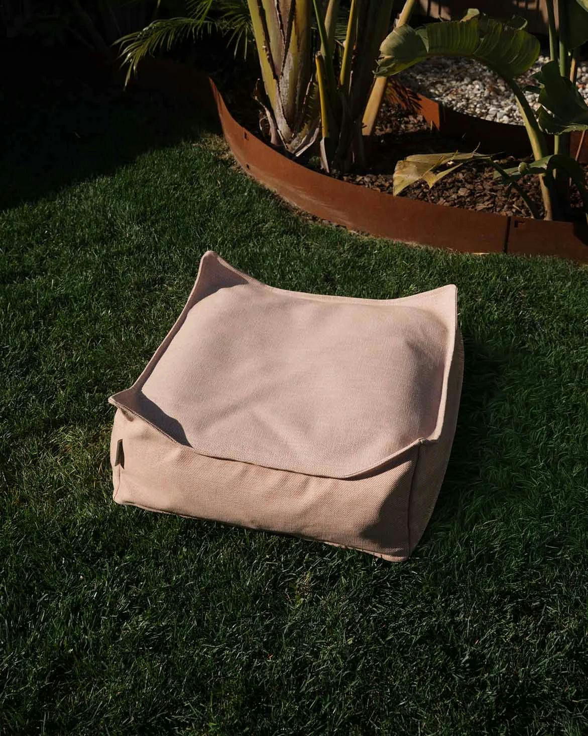 Seashell Outdoor Square Ottoman
