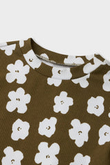 Organic Cotton Cropped Ribbed Shirt