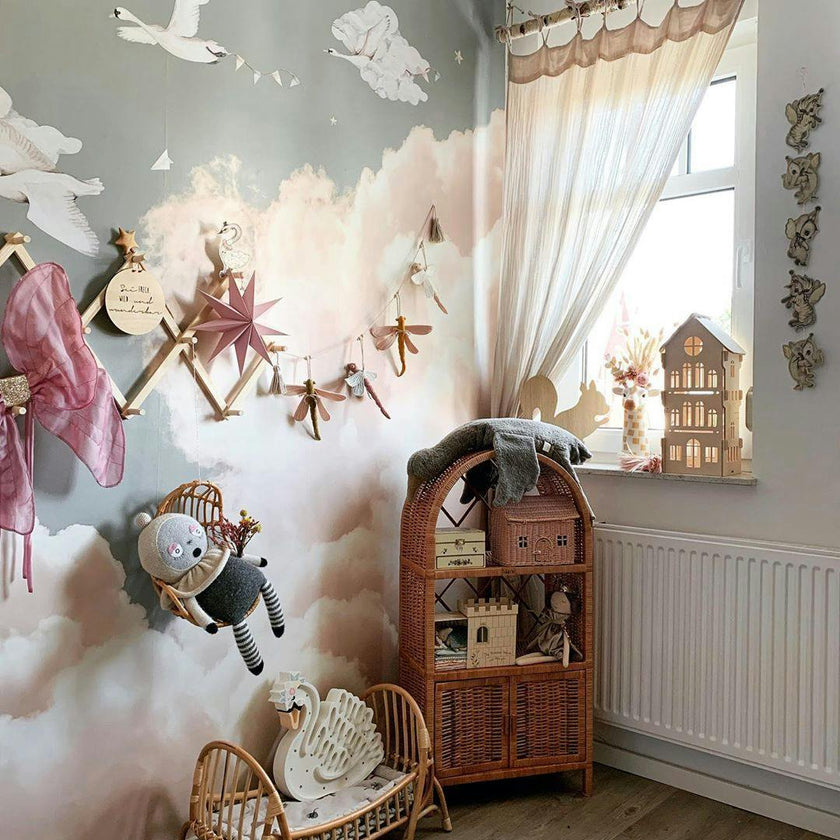 Swans Magic Is Everywhere Wall Decal Set